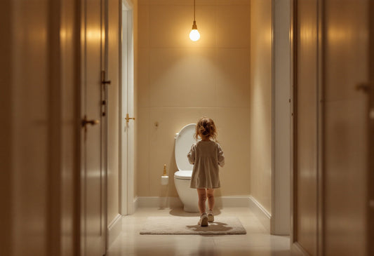 Enfant allant aux toilettes la nuit
